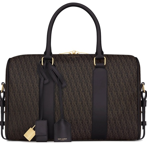 Saint Laurent Monogram 24H Duffle Bag Authentic Like New - Picture 12 of 13